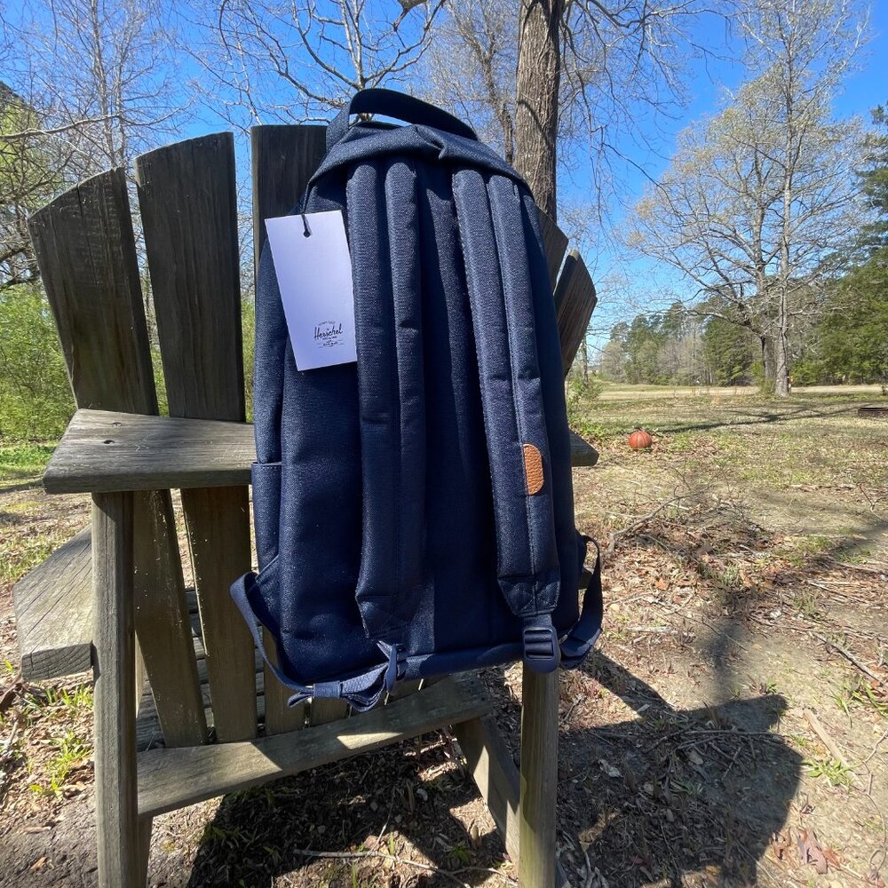 NWT Unisex Adult OS Navy Herschel Supply Co. Miller Backpack - Picture 15 of 15